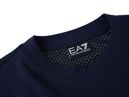 【超惠秒】Armani EA7男士全棉后背透孔排汗清爽运动休闲短袖T恤 12409 商品图2