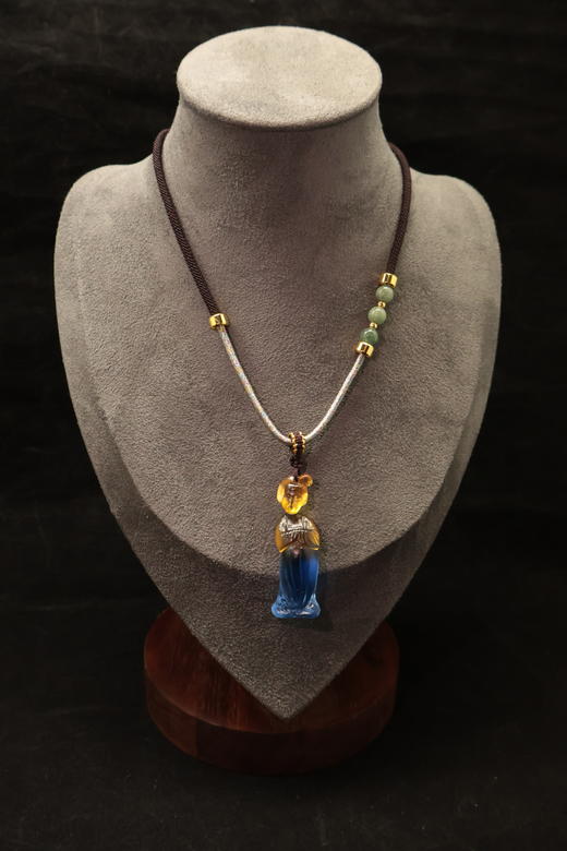 琉璃仕女吊坠 商品图0