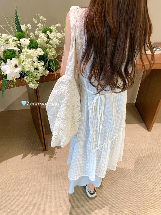 <曾小咸推荐>现货秒杀！卖完不补 ！微信打折价！韩系小清新真两件套连衣裙 日常219.99 立减80 秒杀139.99！ 商品图10