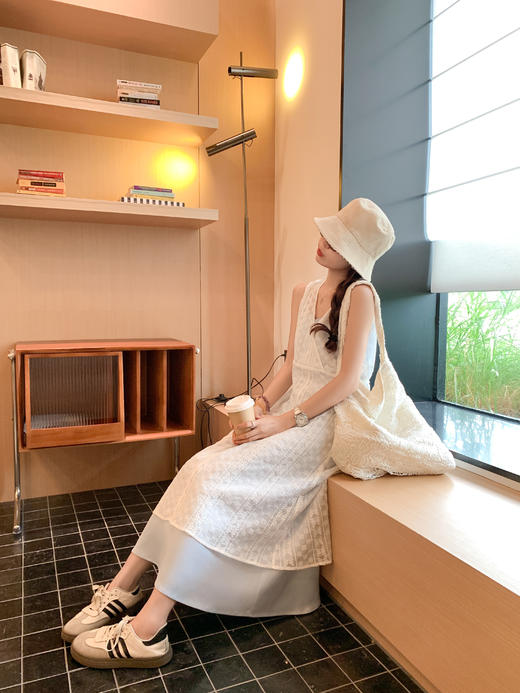 <曾小咸推荐>现货秒杀！卖完不补 ！微信打折价！韩系小清新真两件套连衣裙 日常219.99 立减80 秒杀139.99！ 商品图7