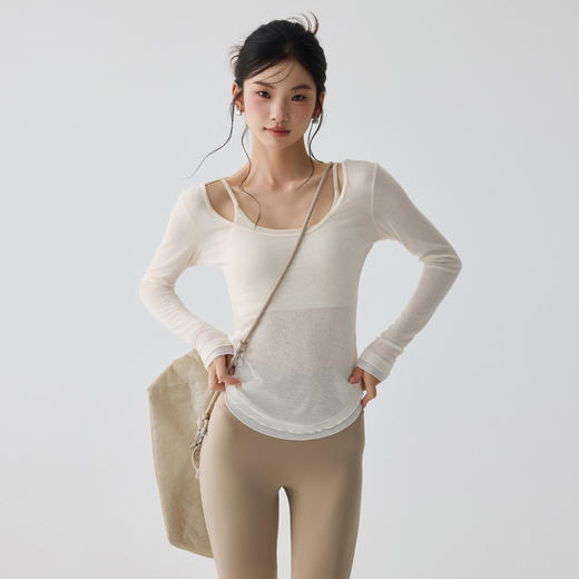 【限时秒】YOGACODE【火树银花系列】宽松休闲高级感瑜伽服罩衫DWI125535 商品图4