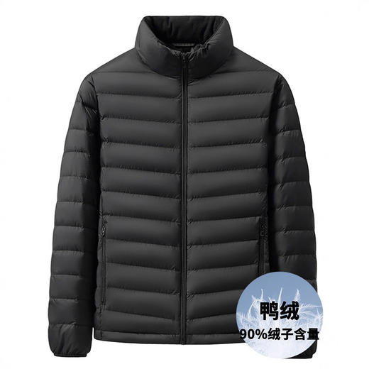 【DK】大依优型大码男装立领轻薄羽绒服男秋冬保暖加肥加大码运动服男士户外 商品图5