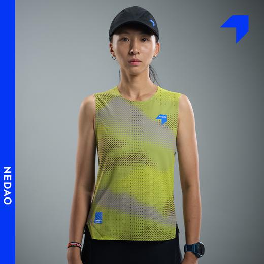 内道破土风洞坎肩速干透气越野户外跑步女士马拉松训练轻量无袖T 商品图3