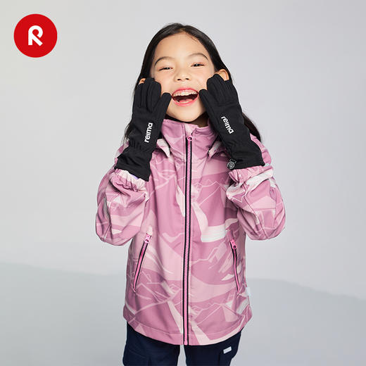 芬兰reima2025男女儿童大童拒风保暖可触屏休闲舒适运动分指手套 商品图2