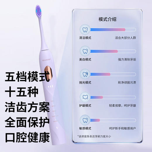 夏普声波电动牙刷 男女款成人电动牙刷-多规格 商品图6