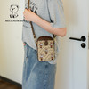 【萌趣满分💖】 帆布刺绣小熊手机包 ，小熊刺绣斜挎包✨轻便大容量，出街凹造型必备！ 商品缩略图2