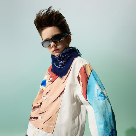 【MQD】【国潮系列】男童外套25新款宝宝春季儿童衬衫夹克上衣 商品图1