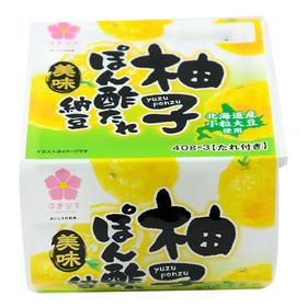 滨莉北海道柚子醋味小粒纳豆120g