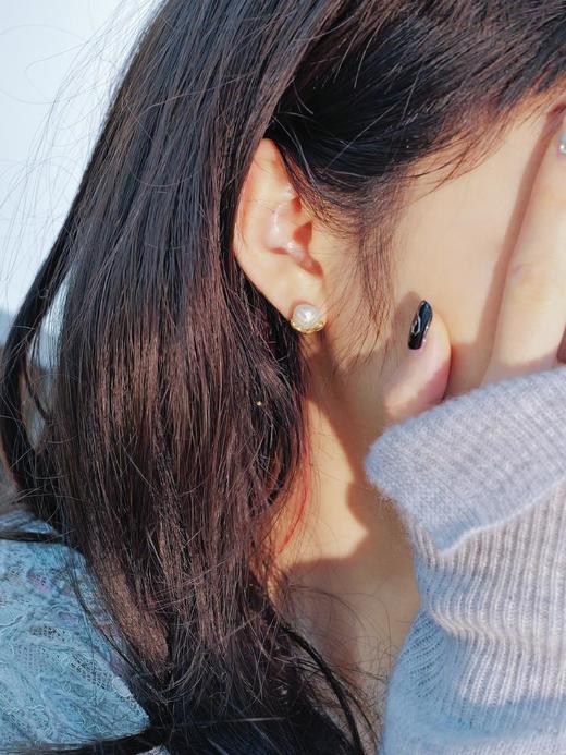 香港家族公司·ye生不规则巴洛克珍珠项链/耳钉（现货） 商品图6