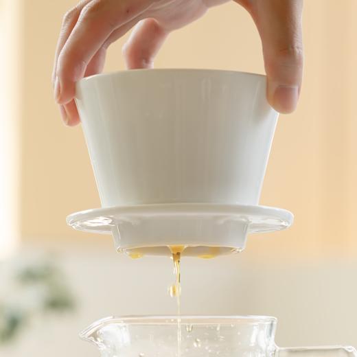 冰瞳B75咖啡滤杯-陶瓷|暖白色 商品图9