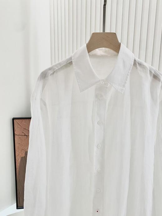 【高品质私服】【ZZ宽松法式透气麻衬衫】质地细腻亲肤，轻薄有呼吸感，自然微绉风格G1502/G1508-CC【无标出货 介意慎拍】 商品图10