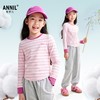 女童圆领长袖针织衫秋季新款安奈儿童装EG531520 商品缩略图0