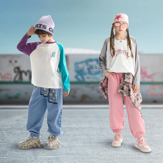 【MQD】童装男童裤子春季新款宝宝针织裤儿童束脚裤运动裤卫裤 商品图3