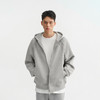 CHINISM赤尘 重磅空气层连帽开衫卫衣男2025秋季简约男士拉链外套 商品缩略图0
