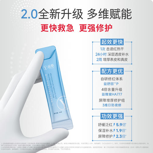免洗涂抹面膜！益肤小蓝罐微分子玻尿酸 水光修护 免洗涂抹面膜 舒缓修护 保湿补水 商品图7