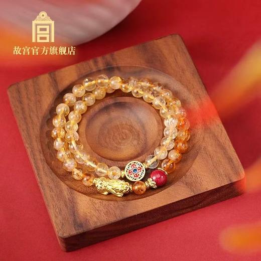 吉瑞如意手串 黄水晶貔貅手串 商品图1