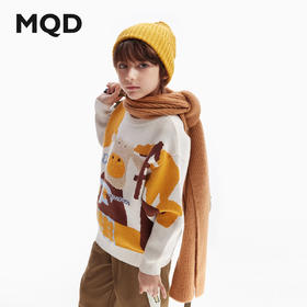 【MQD】童装男童毛衣春秋季款宽松上衣宝宝保暖针织衫儿童线衫