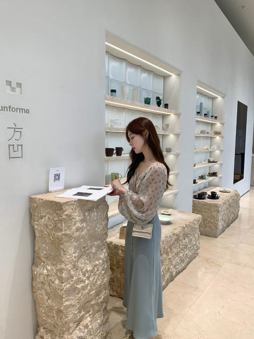 金蘑菇菇 Fontainbleau枫丹白露/ 印花衬衫组 清甜雅致过渡款～ 商品图6