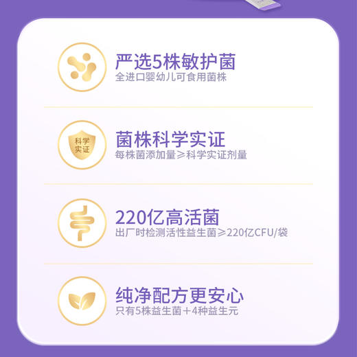 【2盒399】合兰仕敏敏无忧益生菌粉60g（2g*30） 商品图1