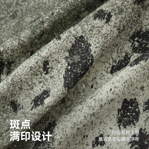 CHINISM赤尘 斑点满印翻领夹克男秋季新款复古宽松男士拉链外套 商品图4