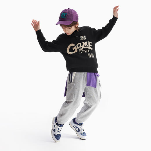 【MQD】【天然环保】童装男童工装裤春秋装款儿童运动裤宝宝卫裤 商品图2