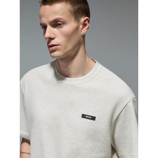 CHINISM赤尘 背后大印花短袖T恤男潮牌宽松百搭纯棉夏季男半袖 商品图3