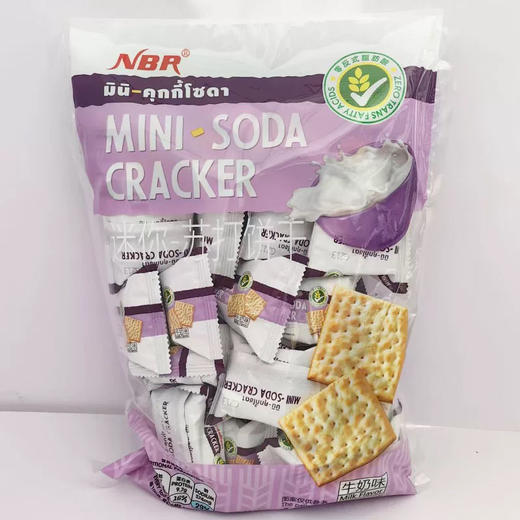 众星迷你苏打饼干牛奶味456g 商品图0