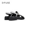 D:FUSE迪芙斯夏季新款金属控凉鞋前卫感机能风高级灰超轻凉鞋女DF42115221 商品缩略图3