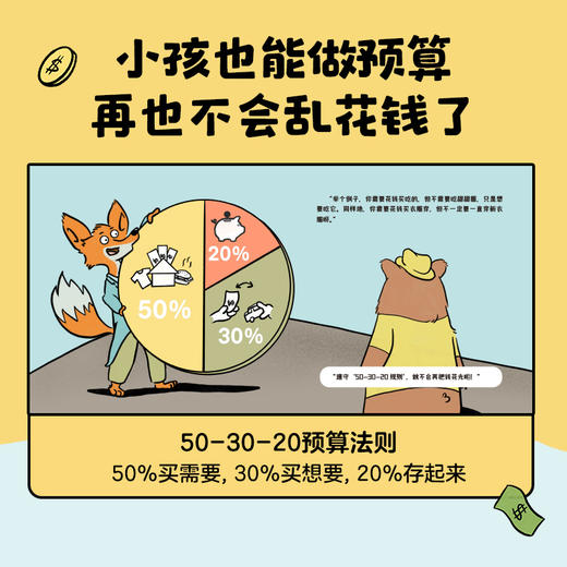 《如果动物有钱了》全8册  3-6岁  会花钱、会存钱、懂赚钱 财商启蒙  跟着小动物学理财  能赚会花有一套  轻松提高宝宝的财商 商品图4