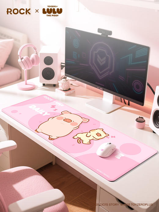 ROCK 罐头猪LULU 桌面鼠标垫 商品图6