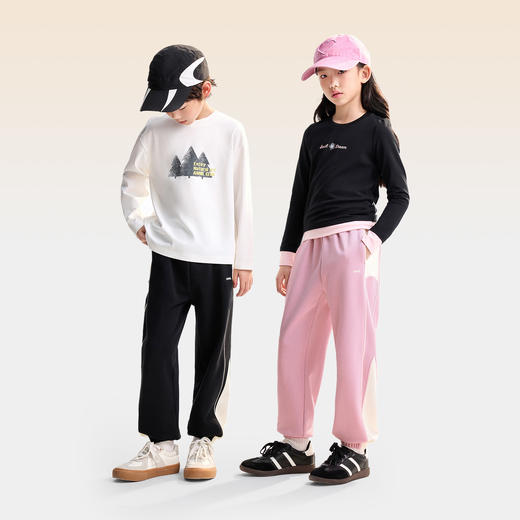 男女童全腰针织单裤秋季新款安奈儿童装EM536546 商品图2