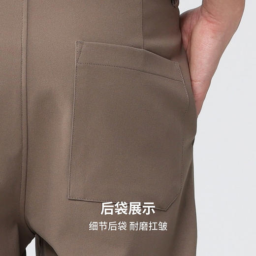 圣得西男士扛皱耐磨休闲裤2025秋新款东丽原织纱线无弹百搭长裤 商品图9