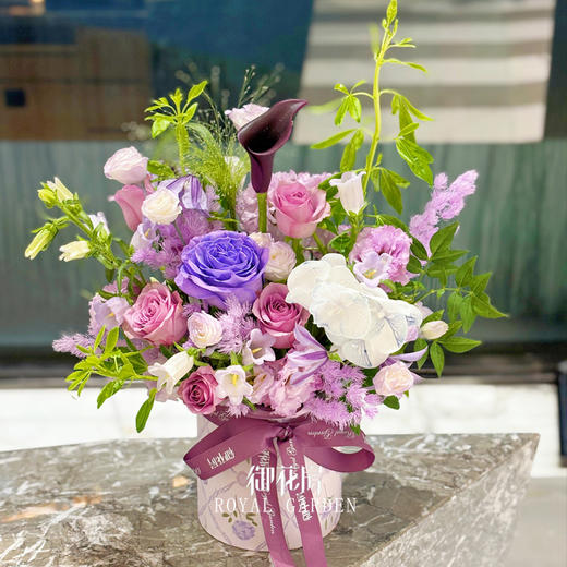 紫槿花开  • 鲜花花桶 商品图0