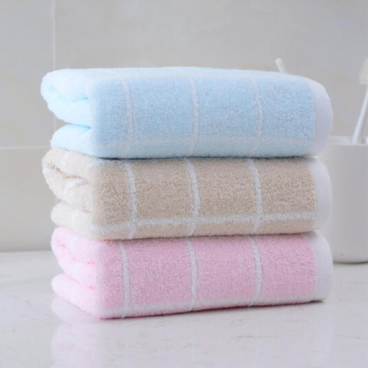 洁丽雅（Grace）新疆长绒棉抗菌毛巾纯棉素色擦脸巾舒适柔软毛巾礼盒单条装 商品图1