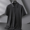 【DX】大依优型大码男装翻领休闲毛衣短袖薄款针织衫polo时尚男士加肥大码秋季上衣肥佬保暖毛衫 商品缩略图11