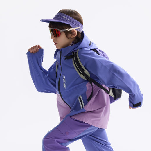 【MQD】【三防】风衣儿童2025春季新款男童连帽撞色百搭时尚外套 商品图1