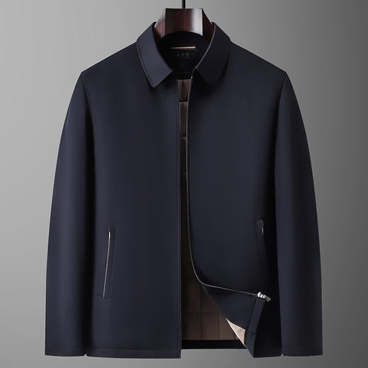 【DKP】大依优型大码男装中老年商务棉衣男加棉休闲爸爸冬装冬季大码夹克夹棉外套 商品图7