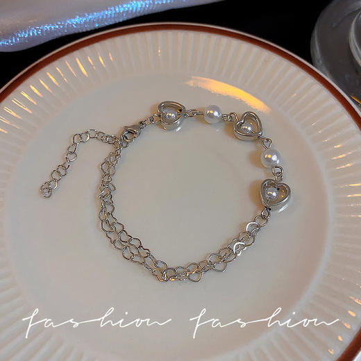 【YW】无忧购39元5件设计感百搭气质爱心款手链合集（截单后3-5天发货) 商品图9