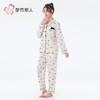 都市丽人睡衣40支TC拉架睡衣女士家居服长袖长裤棉质套装LHH1H6 商品缩略图2