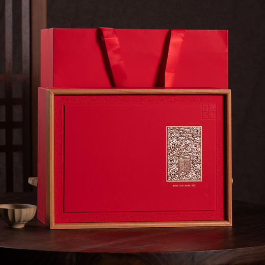 鸿运云集【027两方罐  红色】46元一套/一箱10套 商品图6