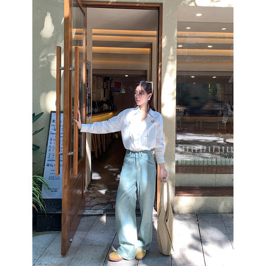 <曾小咸推荐>3.23现货秒杀 ！微信超特价！韩系立体刺绣花朵Polo衬衫 日常179.99 立减100 秒杀79.99！！ 商品图4