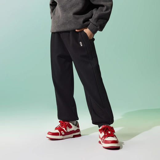 【MQD】【国潮系列】童装男童裤子2025春新款儿童束脚百搭针织裤 商品图1