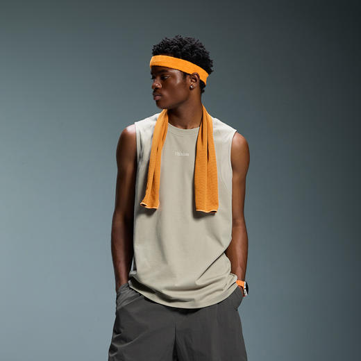 【运动系列】CHINISM赤尘 凉感背心男夏季新款速干透气无袖t恤 商品图3