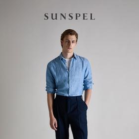 【亚麻系列】SUNSPEL男士春夏经典款长袖亚麻衬衫
