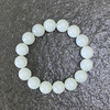 和田玉(白玉-暖白）手串/圆珠12mm/15# 商品缩略图0