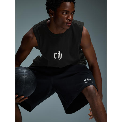 CHINISM赤尘 CH健身背心男夏季美式休闲篮球男生运动坎肩无袖T恤 商品图2