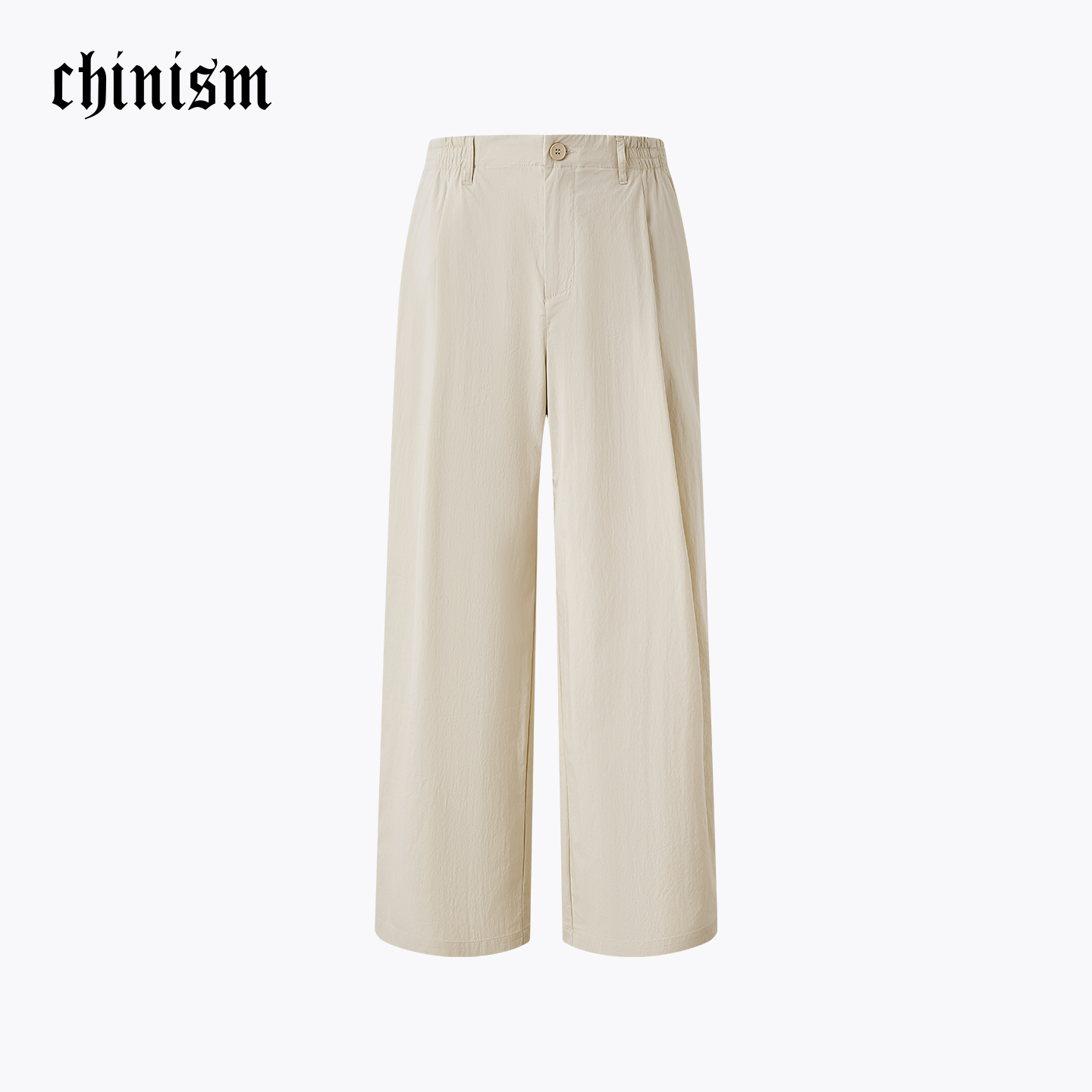 【商场同款】CHINISM赤尘 纯色直筒休闲裤男夏季新款透气男士西裤