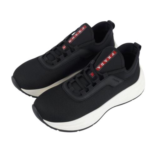 【超惠秒】Prada 普拉达 男士织面真皮运动休闲鞋 12081 商品图0