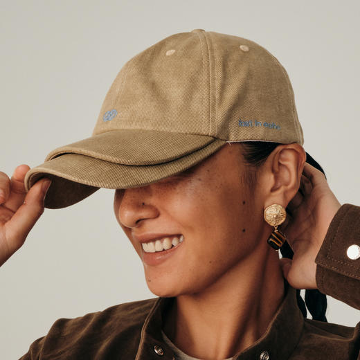 lost in echo2025早秋新款独特个性双层帽檐纯棉刺绣logo棒球帽 商品图4