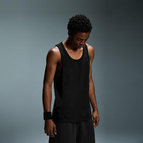 【凉感】CHINISM赤尘 黑色速干跨栏背心男运动健身男士无袖t恤